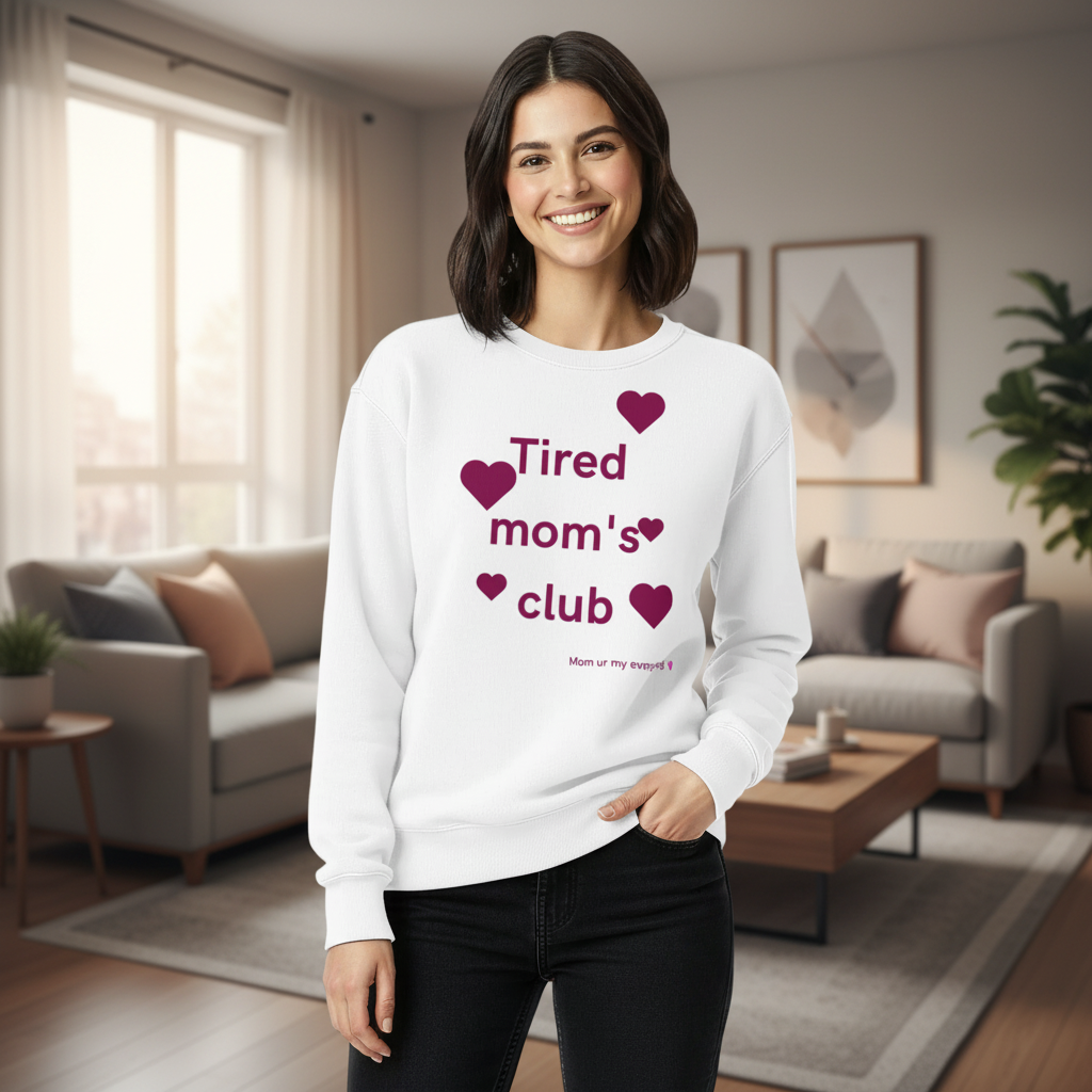 Unisex garment-dyed sweatshirt